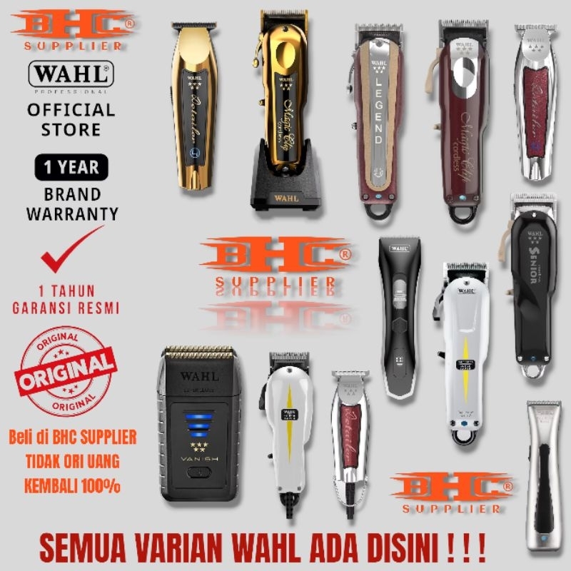All Wahl Cliper Super Taper Cordless Corded Legend Magic Clip Versa Vanish A-Lign Finale Shaver Trim