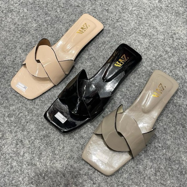 Sandal Flat Wanita | Flat Shoes | Model Tali Lilit | Sandal Viral ZR 017
