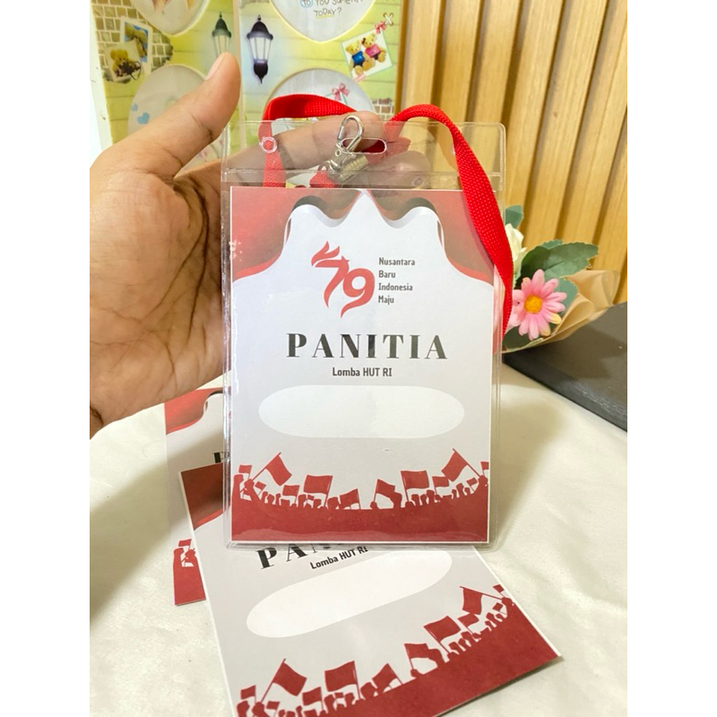 

Name Tag Panitia 17 Agustus Hari Kemerdekaan HUT RI