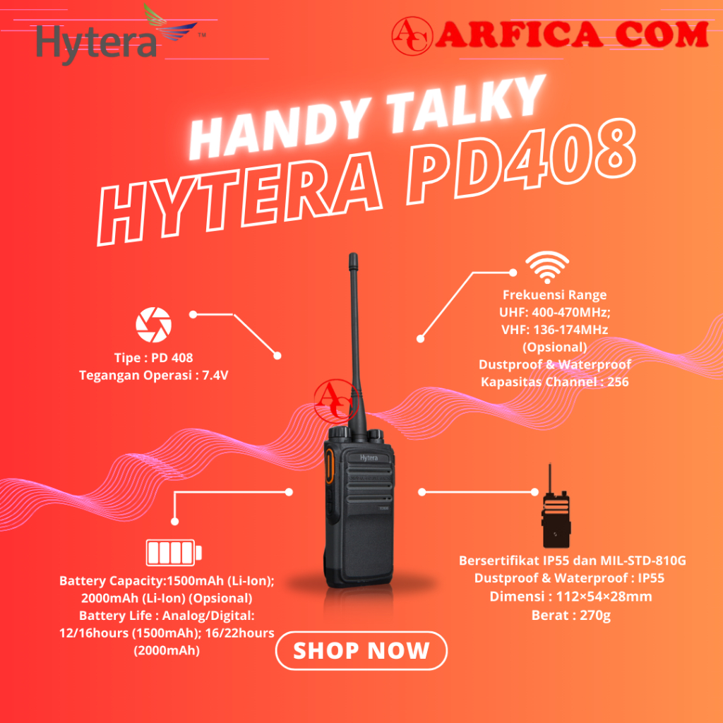 HT Hytera PD408 UHF 400 HT HYTERA Analog Hyera PD 408 PD408 UHF