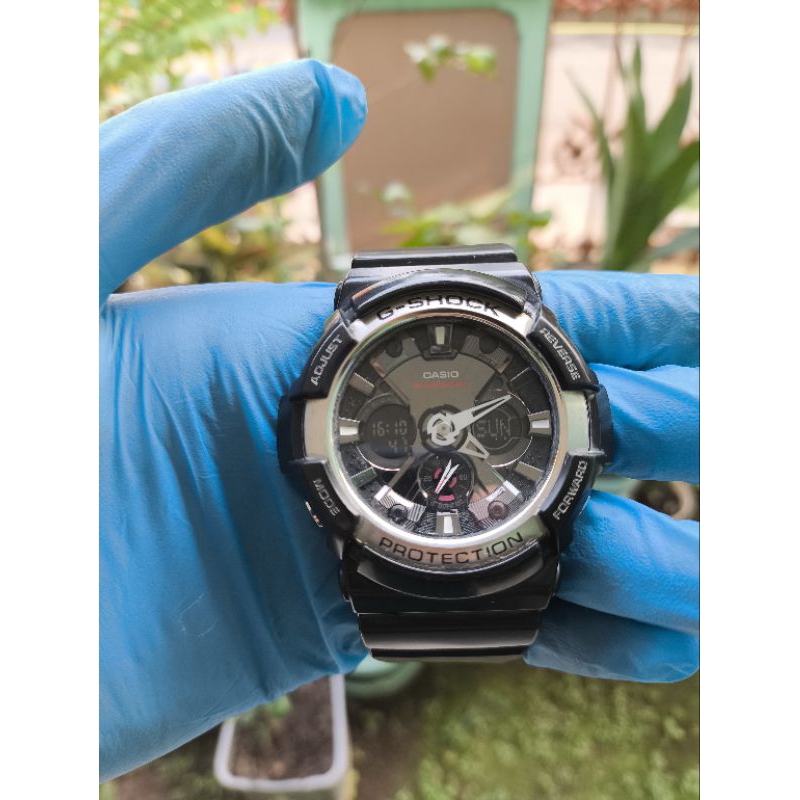 Jam Tangan Casio G-Shock GA-200 All Original Fungsi2 Normal Tinggal Pakai Analog Digital Diameter Be