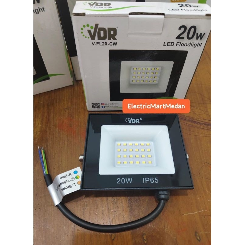 kap lampu sorot led 20w ip65/led floodlight 20w VDR lampu tembak