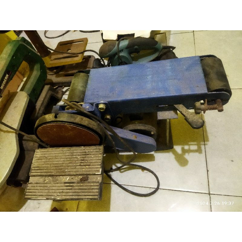 MESIN AMPLAS SENDER BELT SECOND LAYAK PAKAI MOLLAR