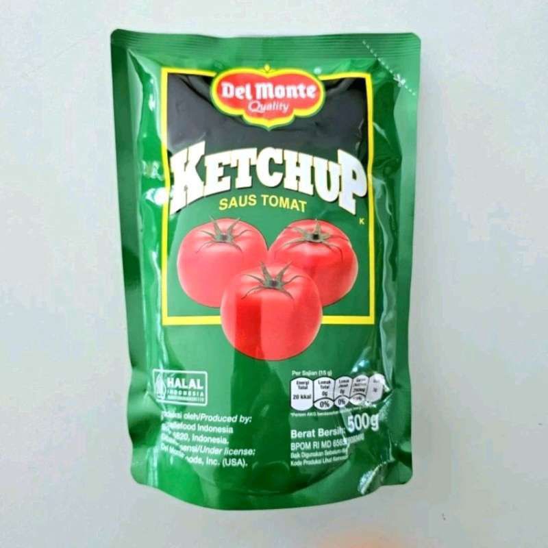 

DELMONTE 500g/ DELMONTE TOMAT / DELMONTE SAMBAL/ kemasan pouch 500g / DEL MONTE