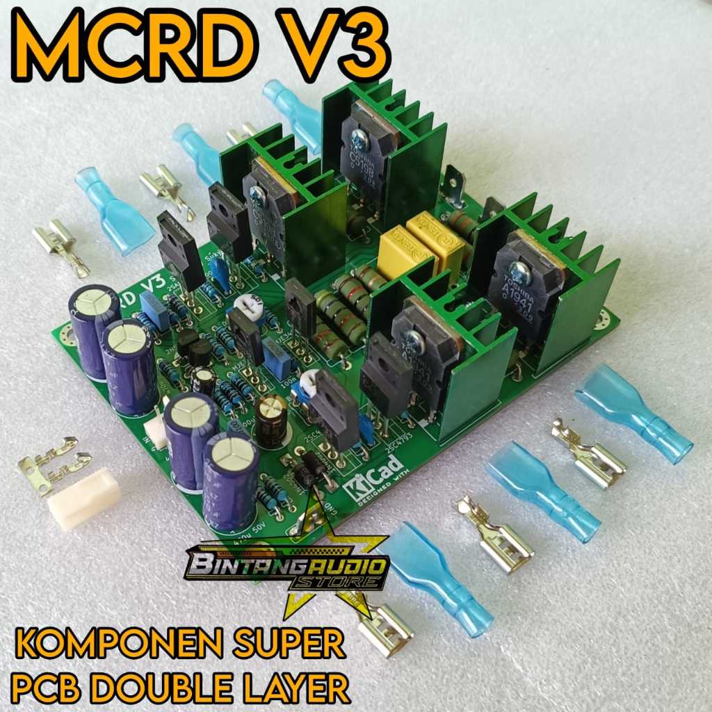 Driver Power Amplifier MCRD V3 Fiber FR4 Low Sub