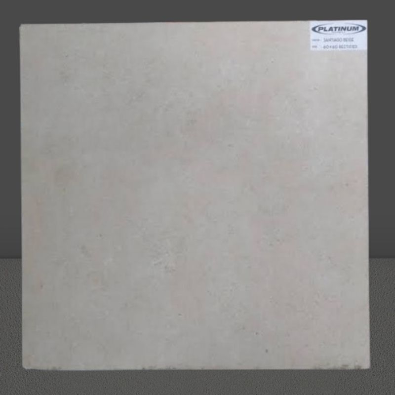 KERAMIK LANTAI 60X60 CREAM MATT CUTTING - PLATINUM