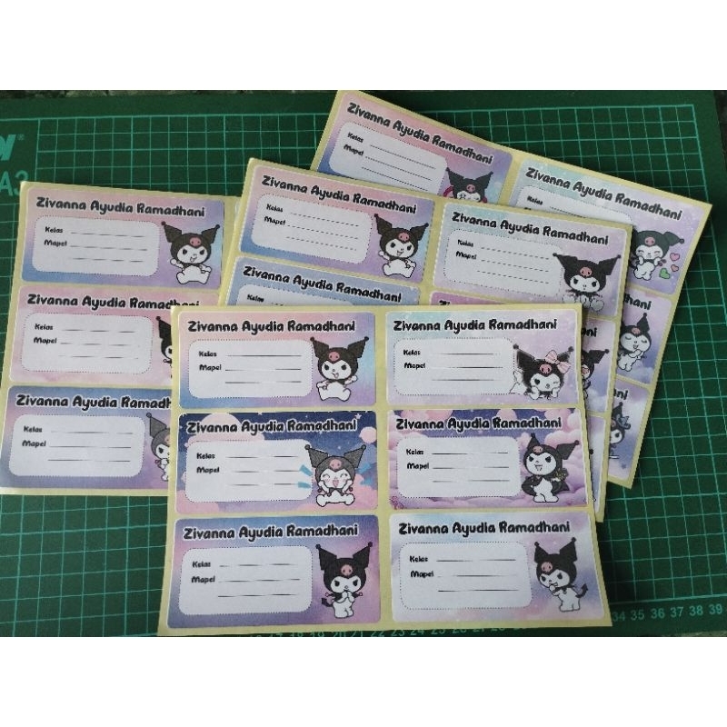 

STIKER LABEL BUKU