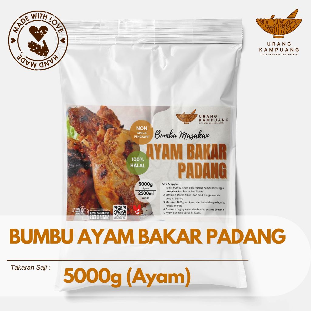 

URANG KAMPUANG BUMBU AYAM BAKAR PADANG UNTUK 5KG AYAM