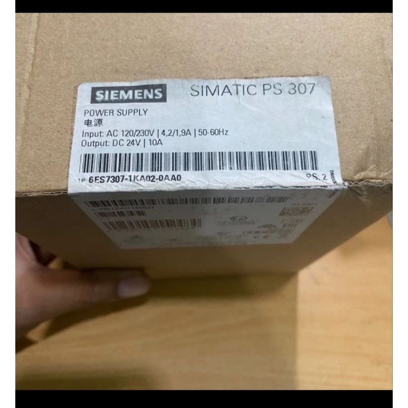 SIEMENS 6ES7307-1KA02-0AA0 POWER SUPPLY S7-300 24V 10A PS307