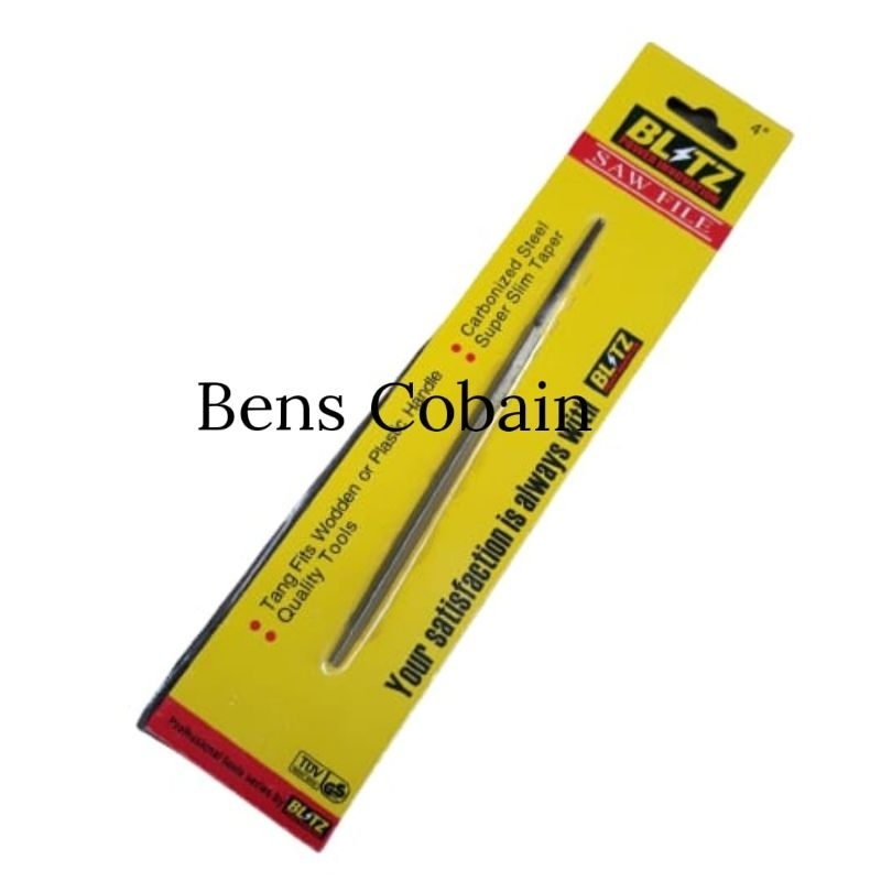 Kikir Gergaji Kayu 12 inch Blizt Taper Files Kikir Segitiga