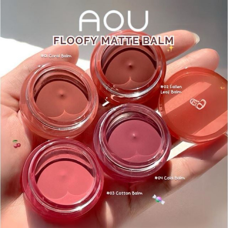 AOU Floofy Matte Balm | AOU Balm | AOU New Shades | AOU Dazzling Cream | Kim Jiwon Balm | Jennie Bla