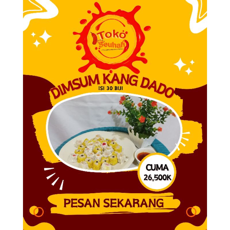 

Dimsum kang dado isi 30biji original kemasan vakum