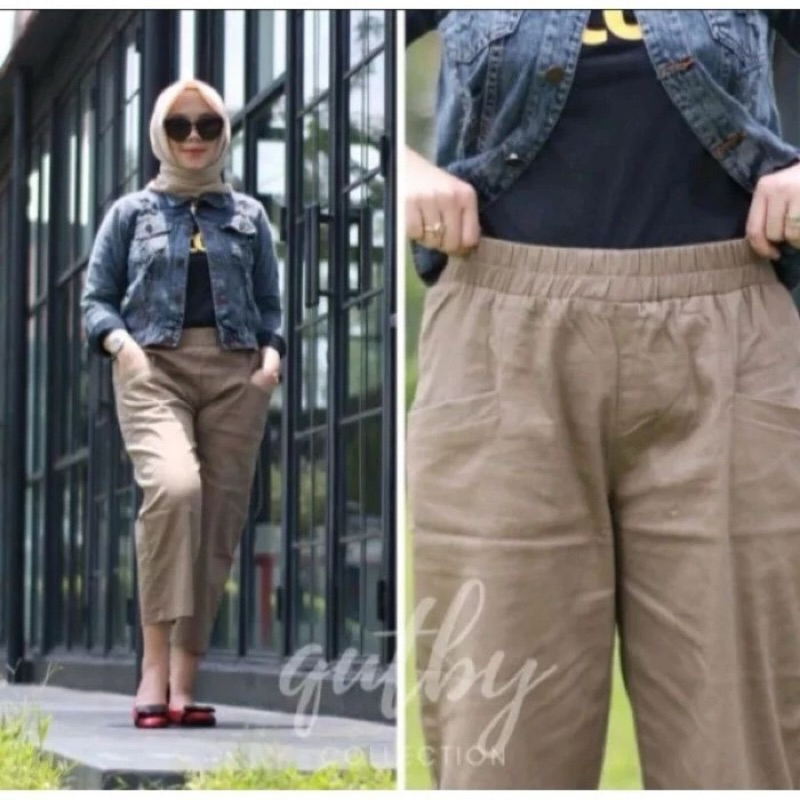 CELANA KOREA TERBARU WILLOW PANTS CELANA WANITA JUMBO BB 40-110kg WILLOW PANTS CELANA PANJANG