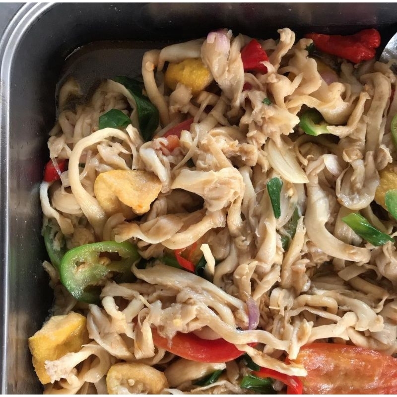 

Tumis Jamur Tahu siap makan