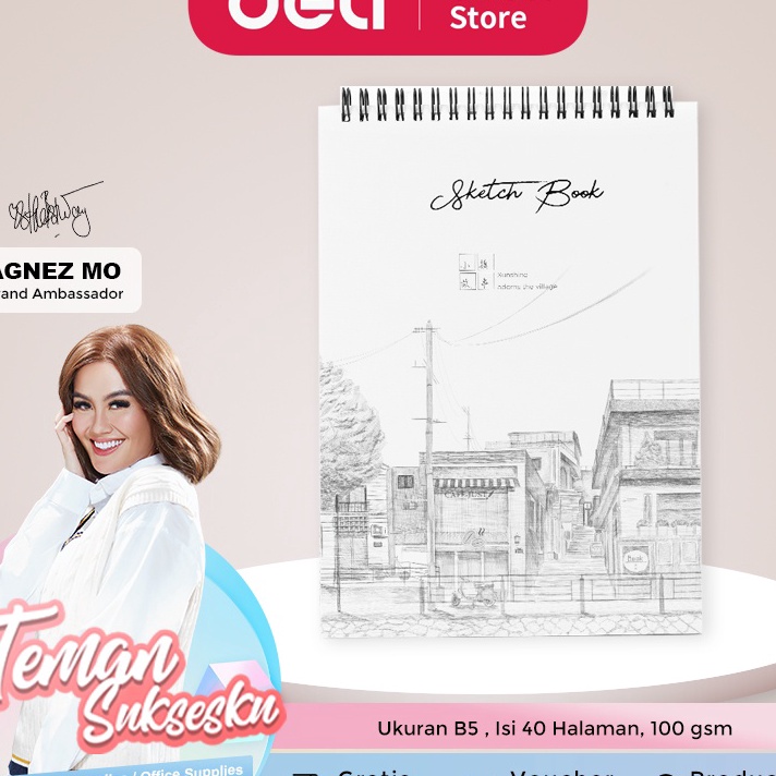 

MEN SALE Buku Gambar Sketsa B5 Vertikal 4 hal Deli 73628