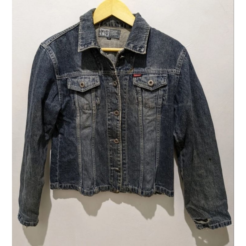 [SOLD] Jacket denim VOLVO Jeans unisex Preloved