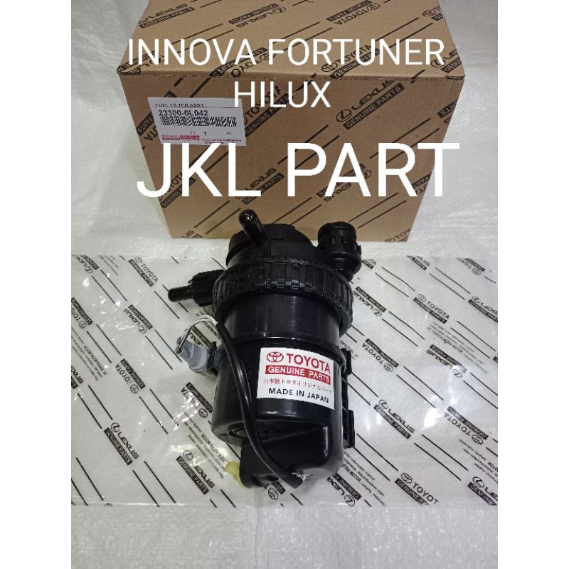 FUEL FILTER ASSY POMPA SOLAR RUMAH FILTER FORTUNER HILUX INNOVA DIESEL