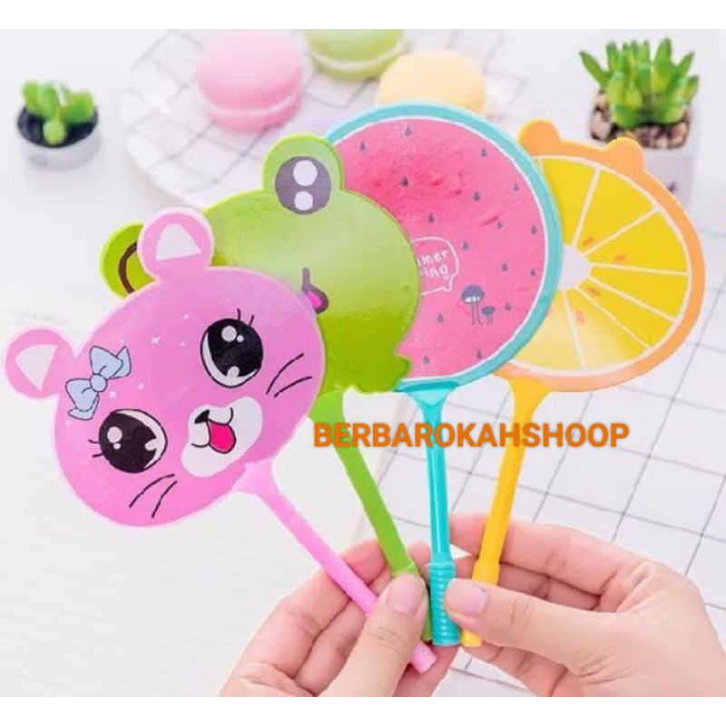 

Berbarokahshop MG 268 Pena Kipas Karakter Pena Kipas Gel Pena Lucu Alat Tulis
