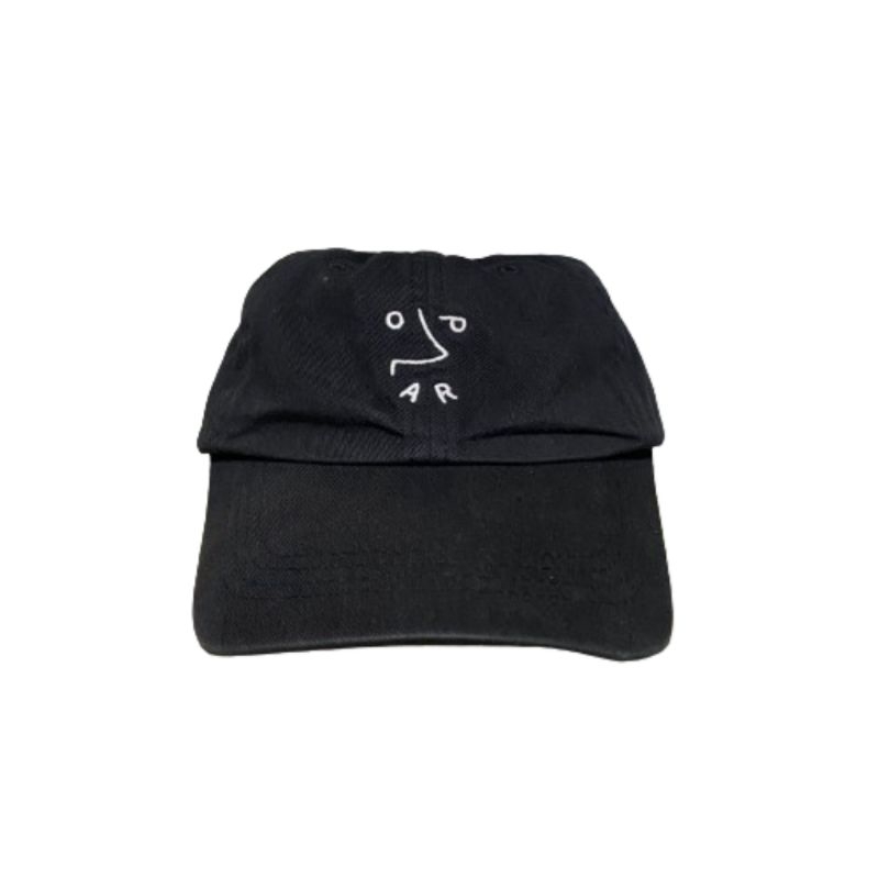Hat / Topi Polar Skate Co Dane Doodle Black Cap Not 5 Panel 6 Panel Snapback Men Women Skateboards P