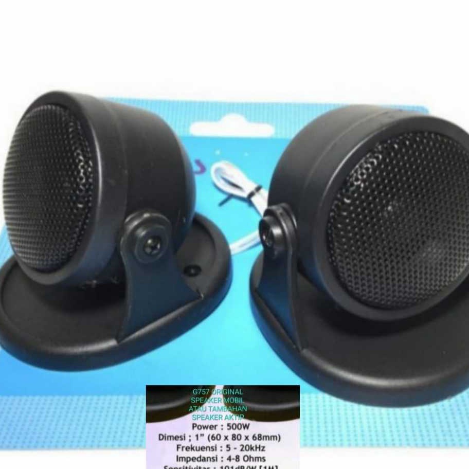 DISKON AKHIR BULAN G757 ORIGINAL SPEAKER MOBIL CAR TWEETER TAMBAHAN PIEZO SPIKER SPEKER TWEETER TWIT