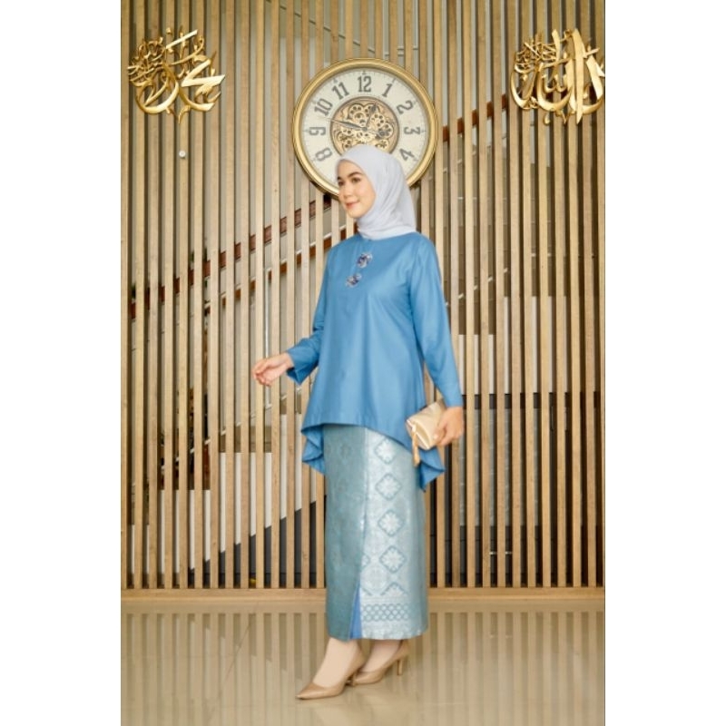 Tunik katun ima tuyobo model pinguin mix batu fayet ori By Kamari (tunik saja)