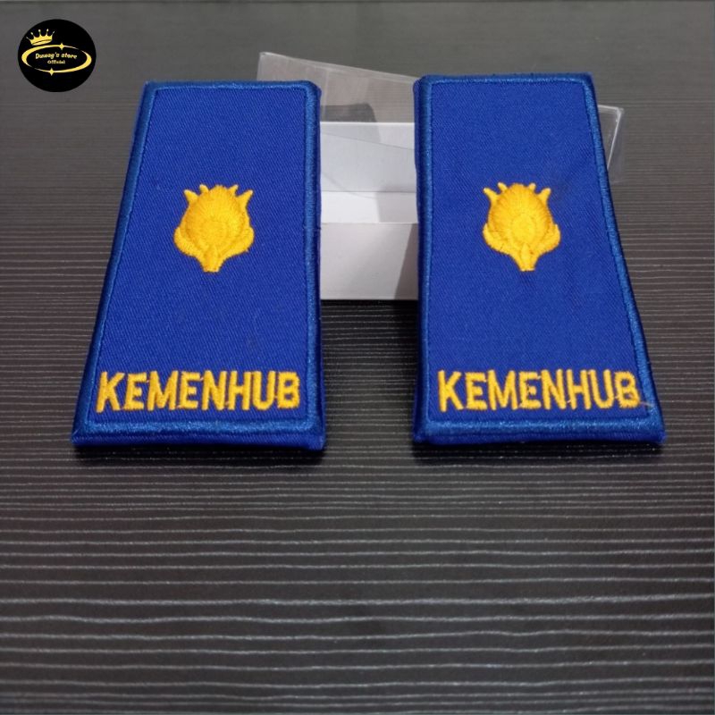Pangkat Kemenhub Bordir Golongan 3D | Atribut Dishub | Atribut Perhubungan | Atribut Kemenhub