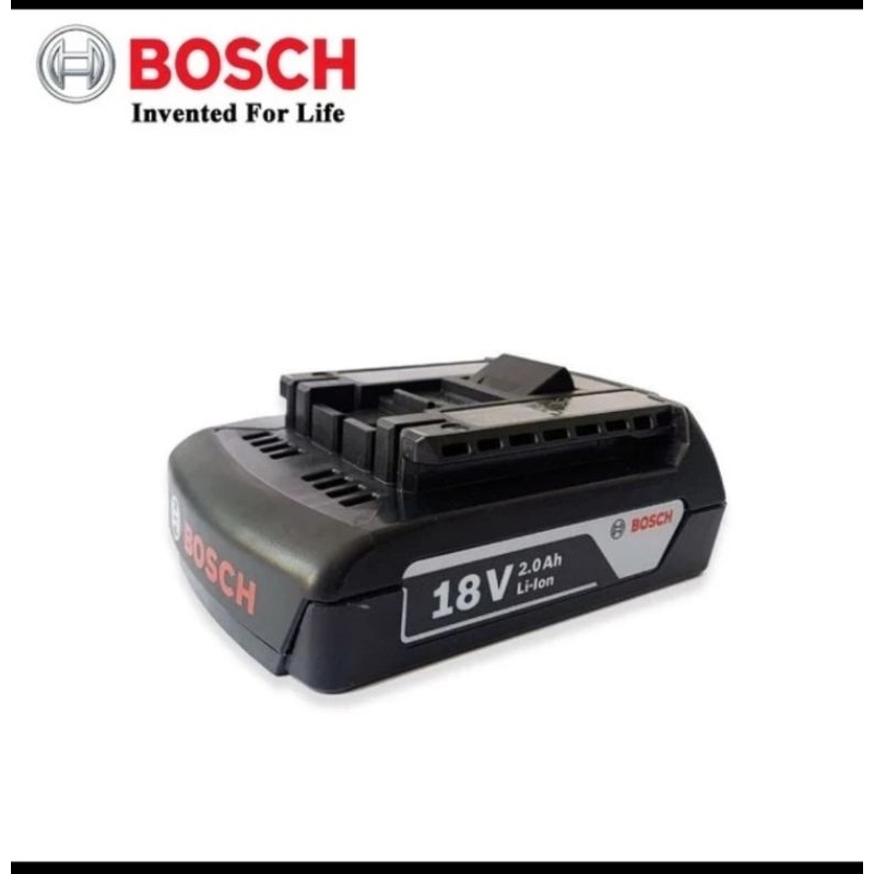 Baterai Bosch 18Volt 2.0Ah Original Bor Baterai GSB GSR 180 LI