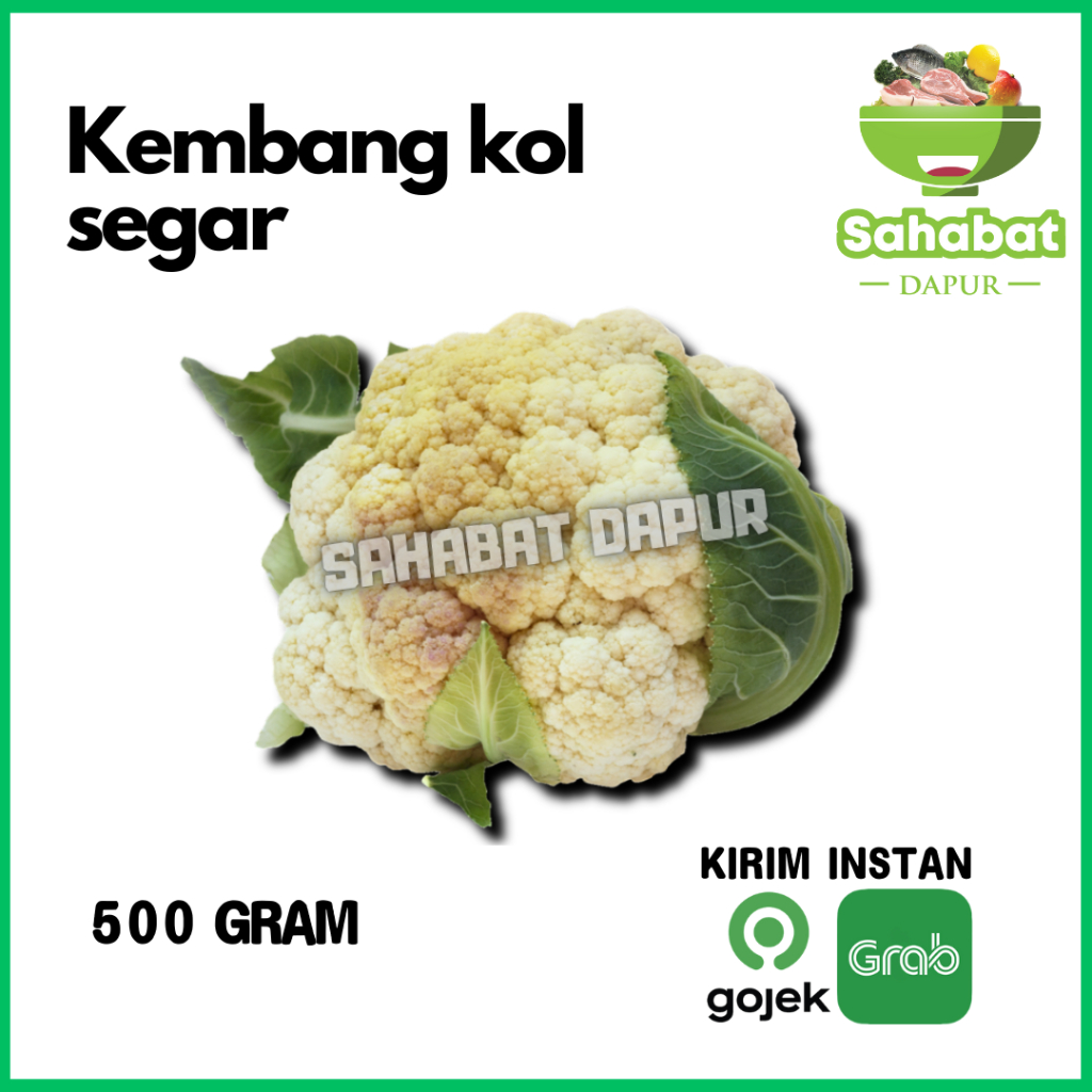 

Kembang Kol Segar 500gr - Sahabatdapur