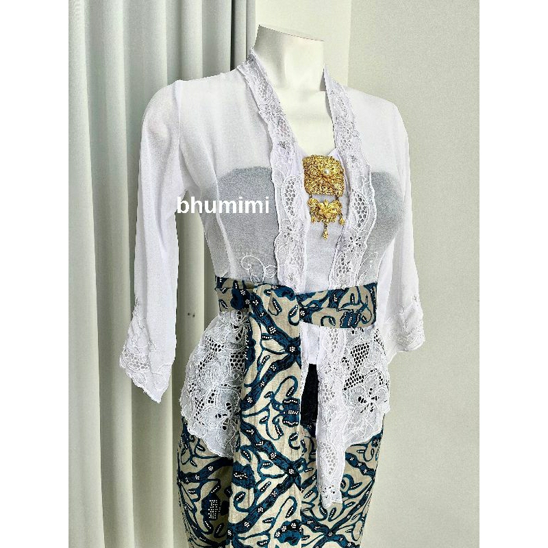 Kebaya Sifon Bordir Lipat / Kebaya Sifon / Kebaya anti nerawang