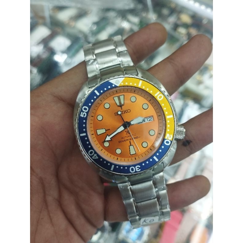 SEIKO PADI X DIVERS TURTLE OREN AUTOMATIC
