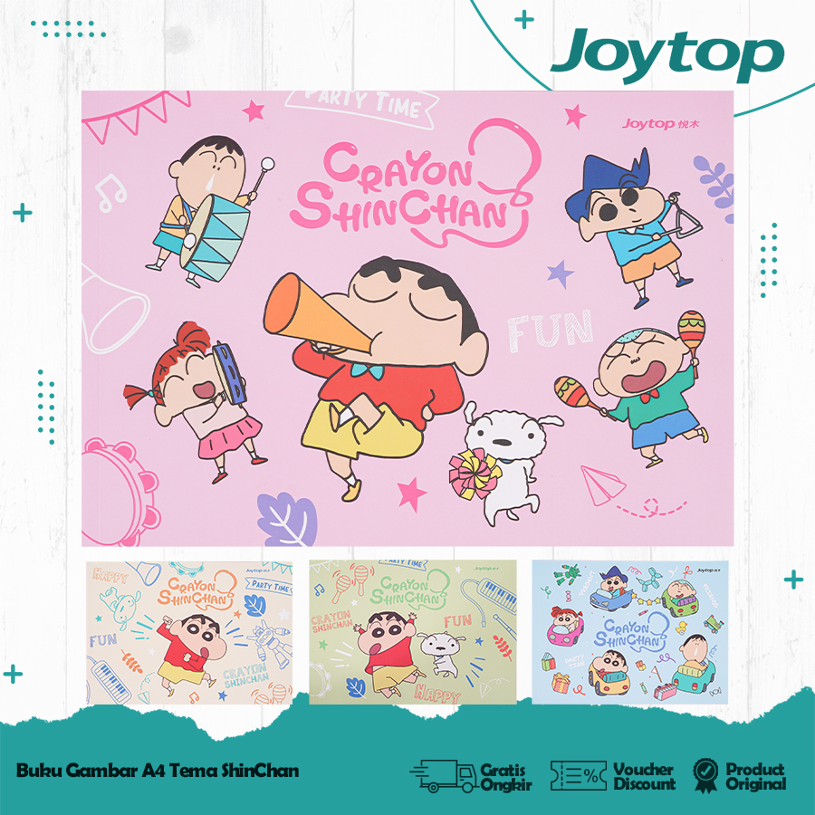 

JOYTOP Painting Book Buku Gambar Sketchbook A4 Crayon Shinchan