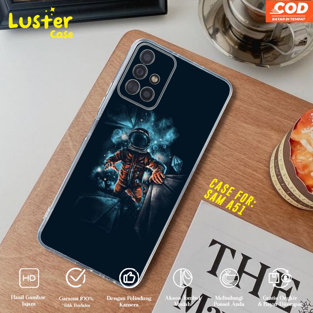 Case SAMSUNG A51 Casing SAMSUNG A51 Motif NASA - Softcase Premium - Case Hp - Casing Hp - Case benin