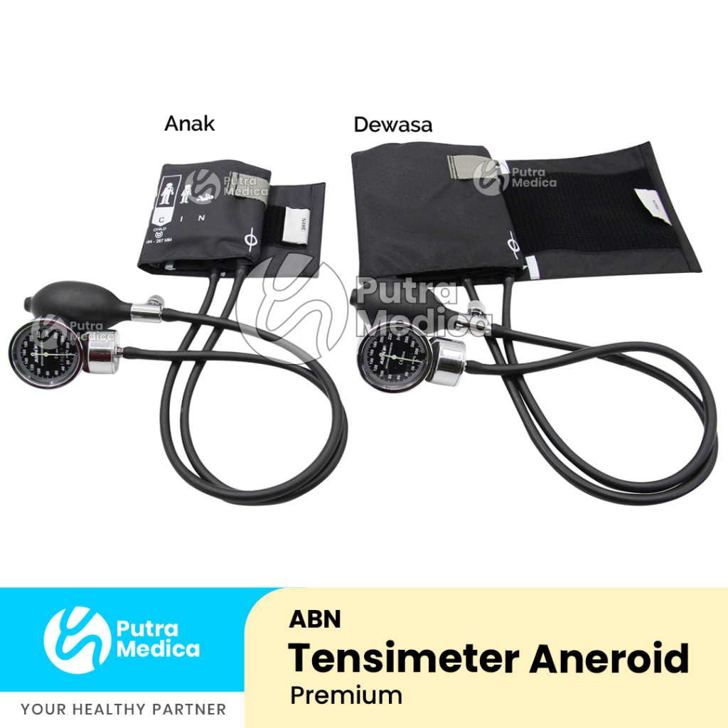 ABN Tensimeter Aneroid Premium / Tensi Jarum Manual / Alat Ukur Tekanan Darah / Sphygmomanometer