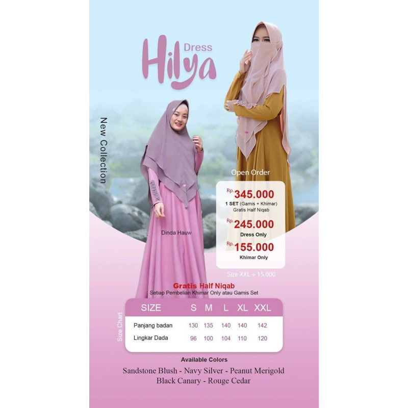 Ready Stock Hilya By Isa Hijab
