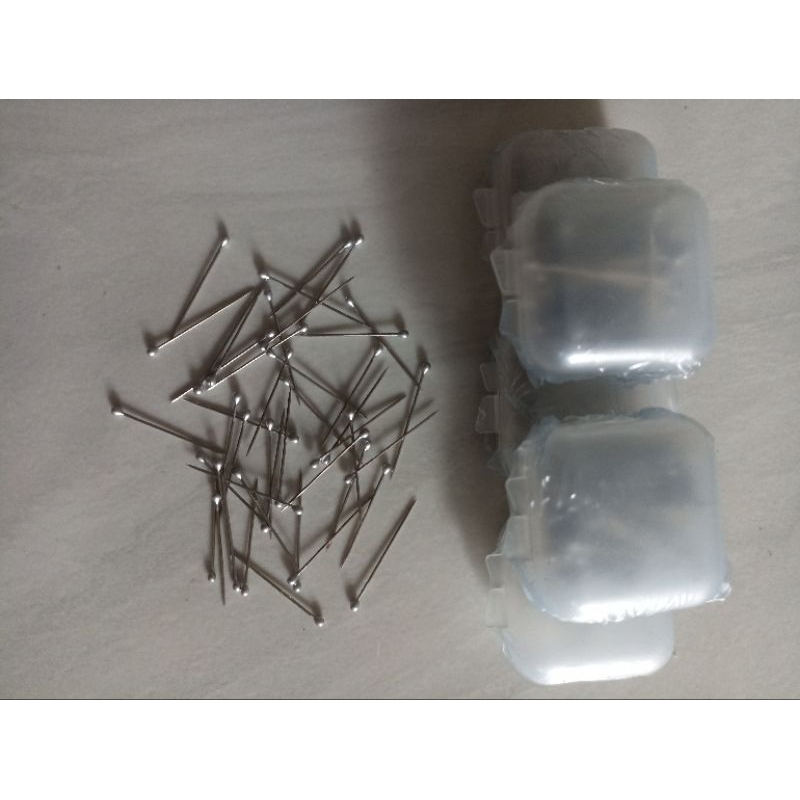 Jarum pentul paku prym silver (repackaged) 100pcs