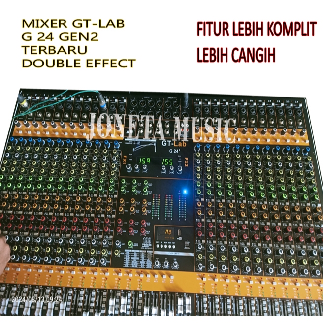 MIXER ANALOG GT Lab 24 GEN2 Channel G24 G 24 DOUBLE EFFECT Original By RDW
