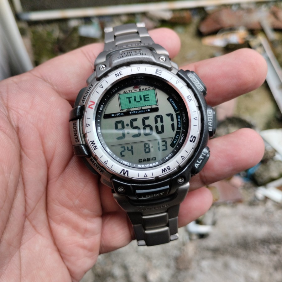 Casio Protrek PRG 40T-7VER Triple sensor original second