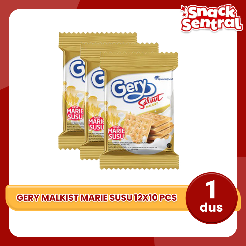 

Gery Saluut Malkist Marie Susu 12x10pcs - 1 Dus