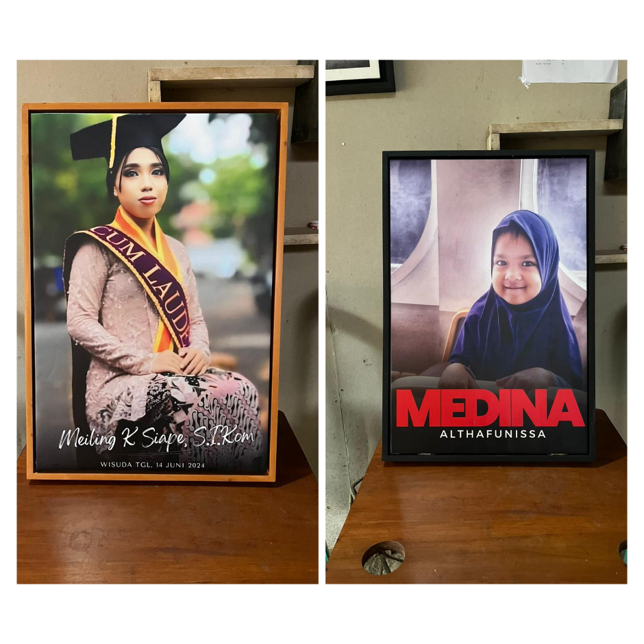 CETAK FOTO + BINGKAI 40 X 60 CM