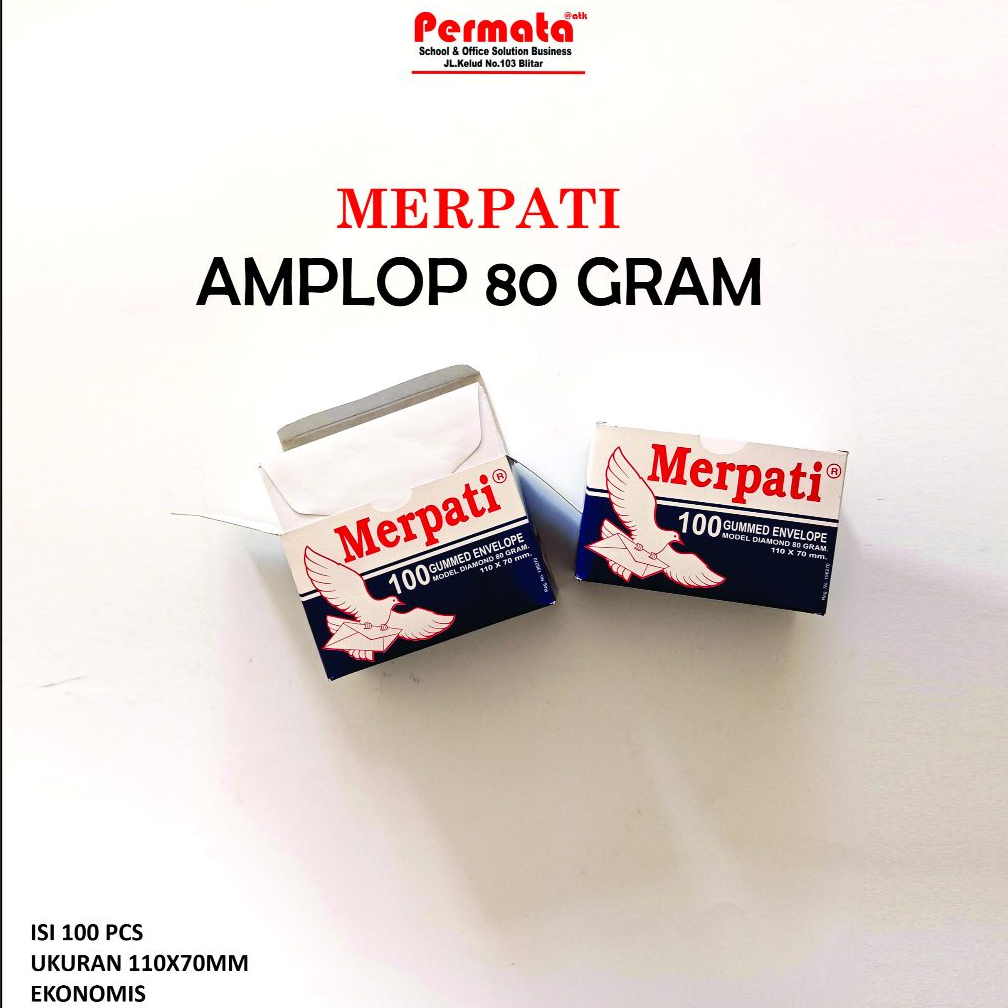 

Amplop Kecil Biru Merpati 80 Gram Ukuran 110 X 70 mm