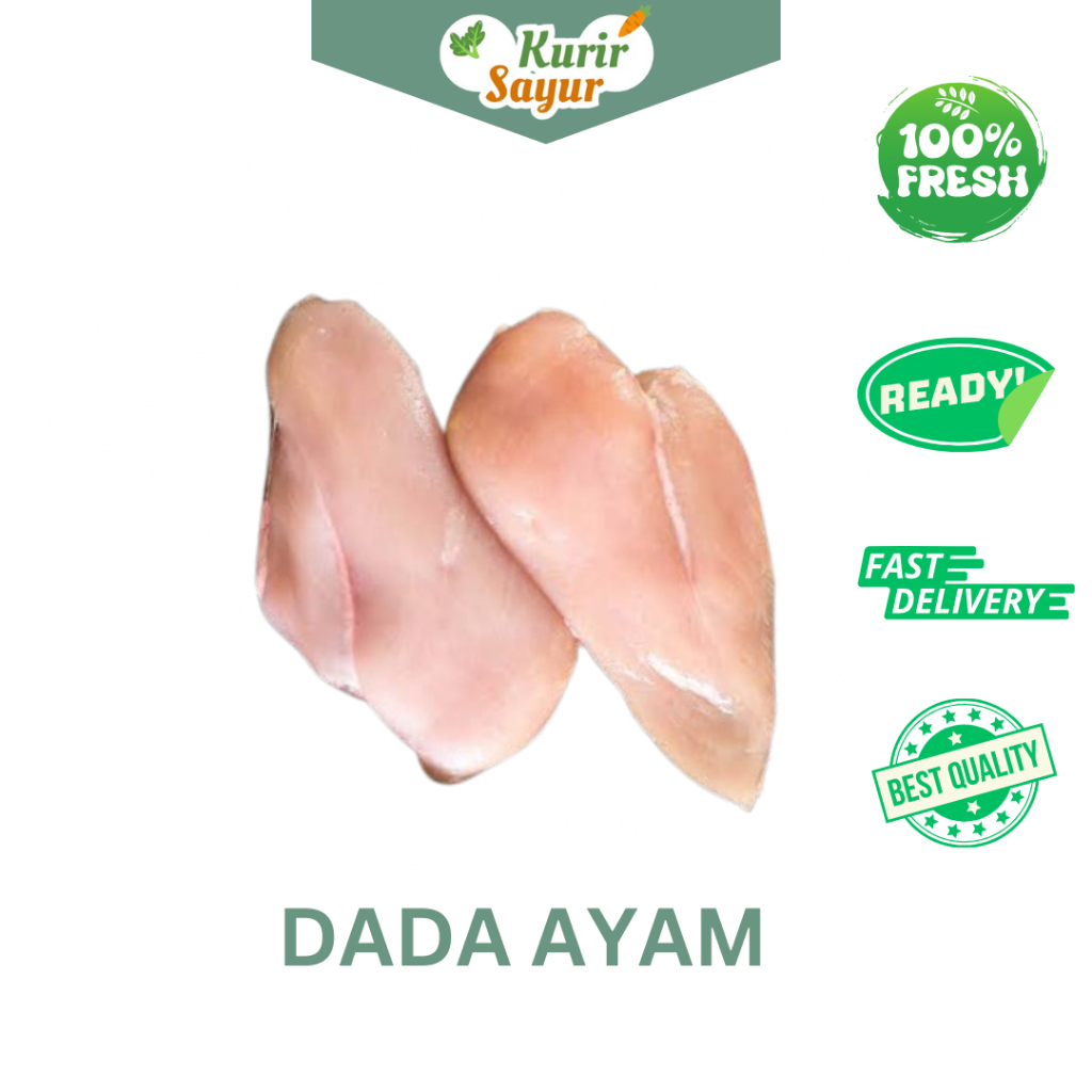 

KURIR SAYUR - DADA AYAM POTONG FRESH HALAL 1KG ((VACUM)
