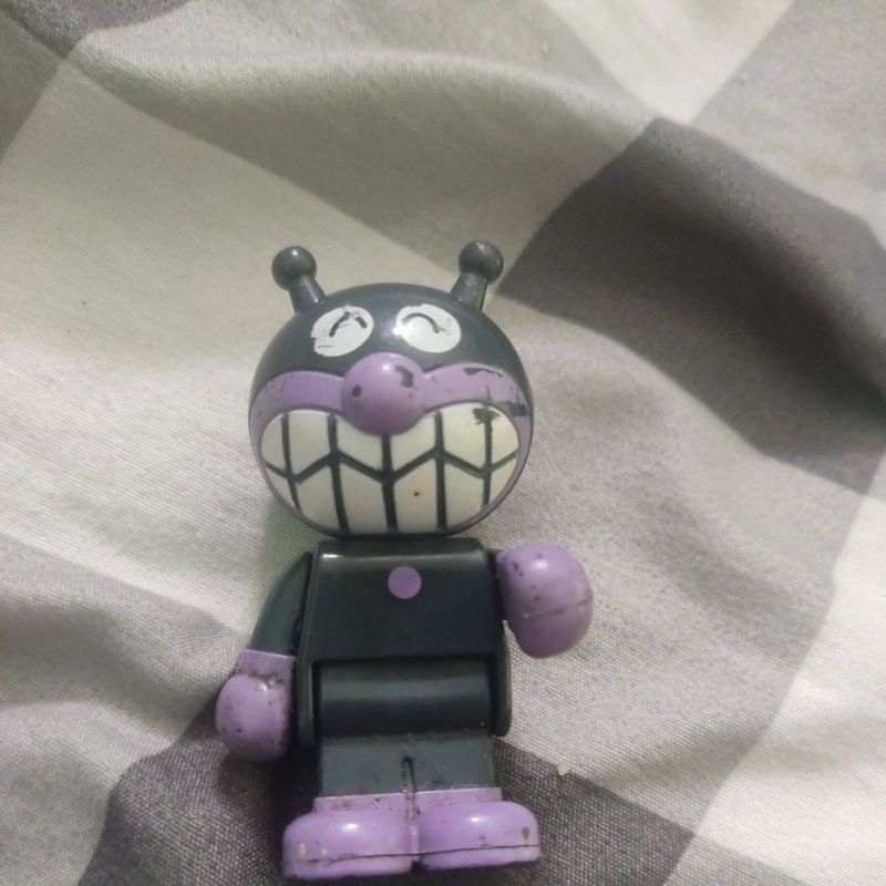 mainan figur duplo anpanman black original bandai