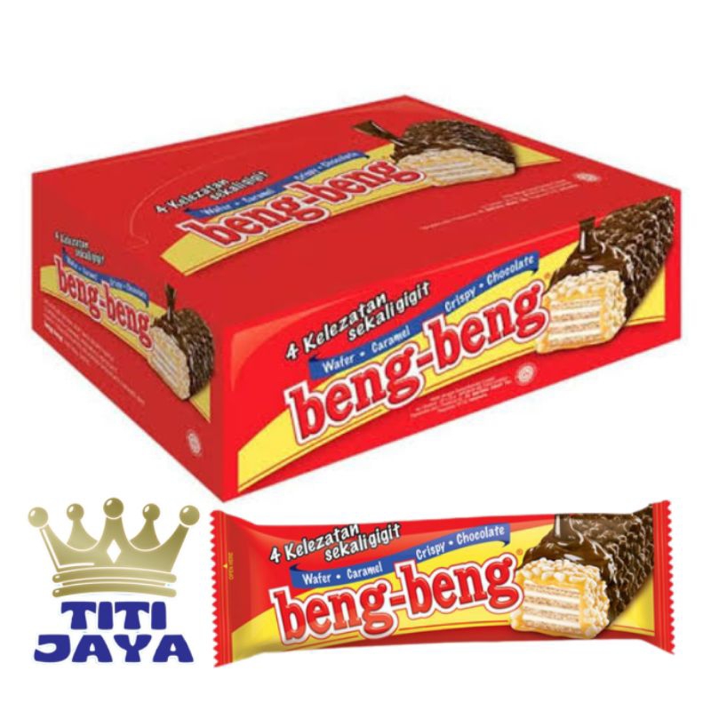 

NEW BENG BENG 2500 20gr ISI 17 BENGBENG SNACK WAFER BISKUIT COKLAT JAJAN ANAK