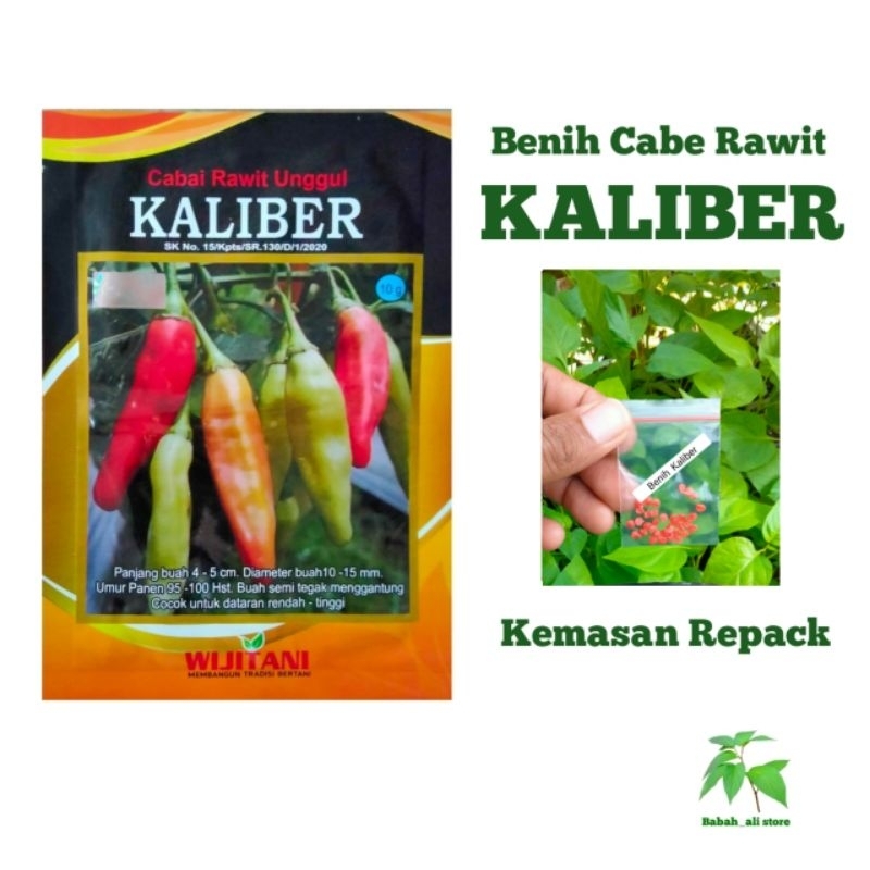 BENIH CABE RAWIT UNGGUL KALIBER ORIGINAL KEMASAN REPACK