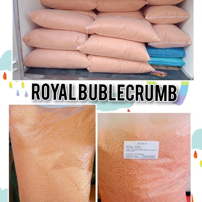 

ROYAL BUBBLE CRUMB KEMASAN 5KG/SAK TEPUNG ROTI BOBA U/ BUAT NUGGET CRISPY DLL