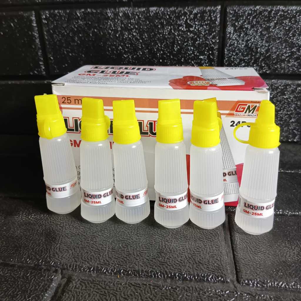 

Lem Kertas Cair Kecil / Liquid Glue GM-25ML