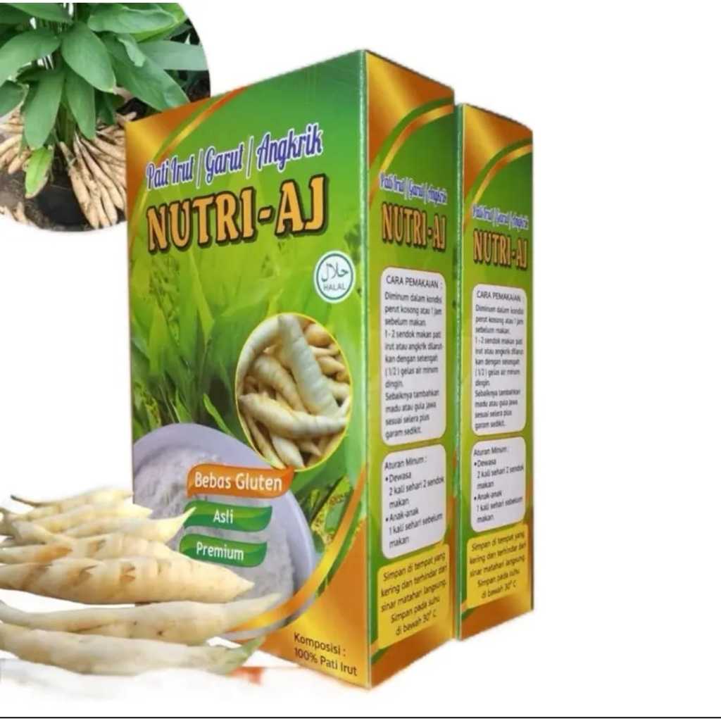 

PATI GARUT/PATI IRUT/TEPUNG GARUT/PATI/TEPUNG GARUT/PATI ASAM LAMBUNG/ANGKRIK /ARROWROOT 500Gr