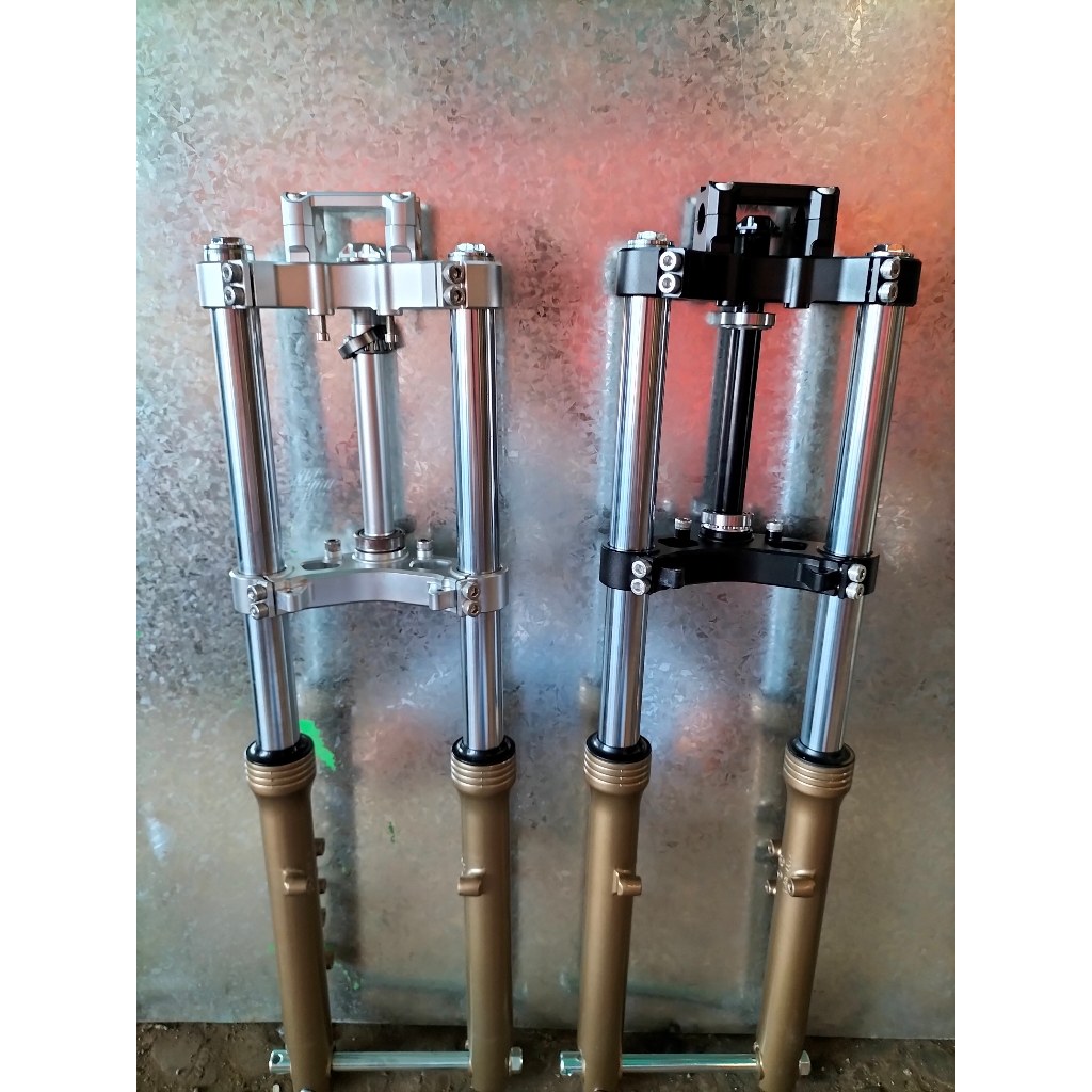 SHOCK NINJA DEPAN SEKOK NINJA PNP HONDA CB GL MP TIGER SET SEGITIGA MODEL CNC IMPORT GORILLA