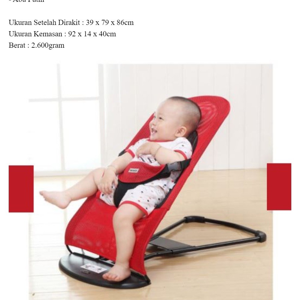 NEW AYUNAN GOYANG TEMPAT TIDUR LIPAT / BABY BALANCE BOUNCER FOLDABLE / KURSI DUDUK AYUNAN BAYI