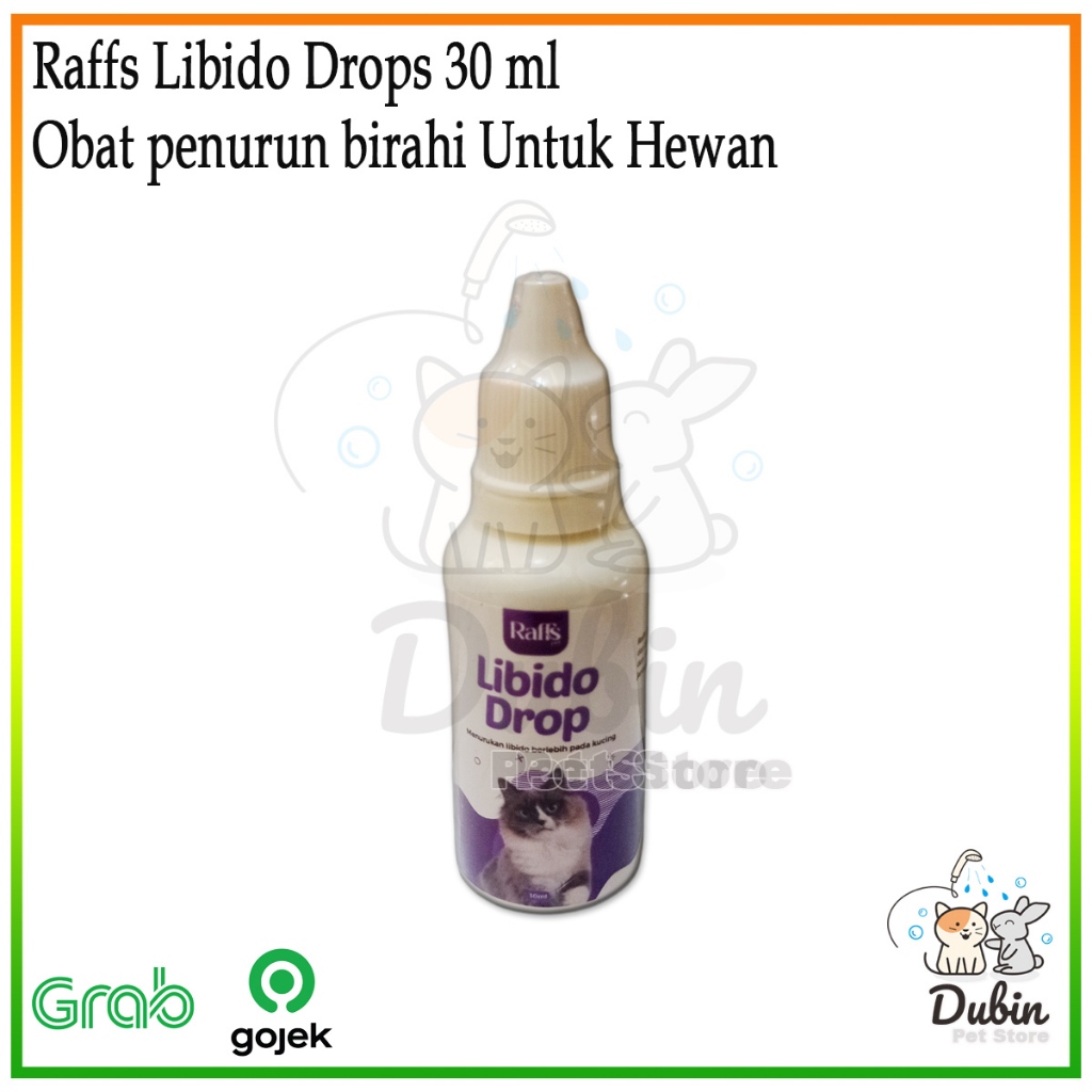Raffs Libido Drop 30ml - Obat Penurun Birahi untuk Hewan 30ml
